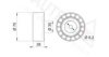 AUTEX 641494 Tensioner Pulley, v-ribbed belt